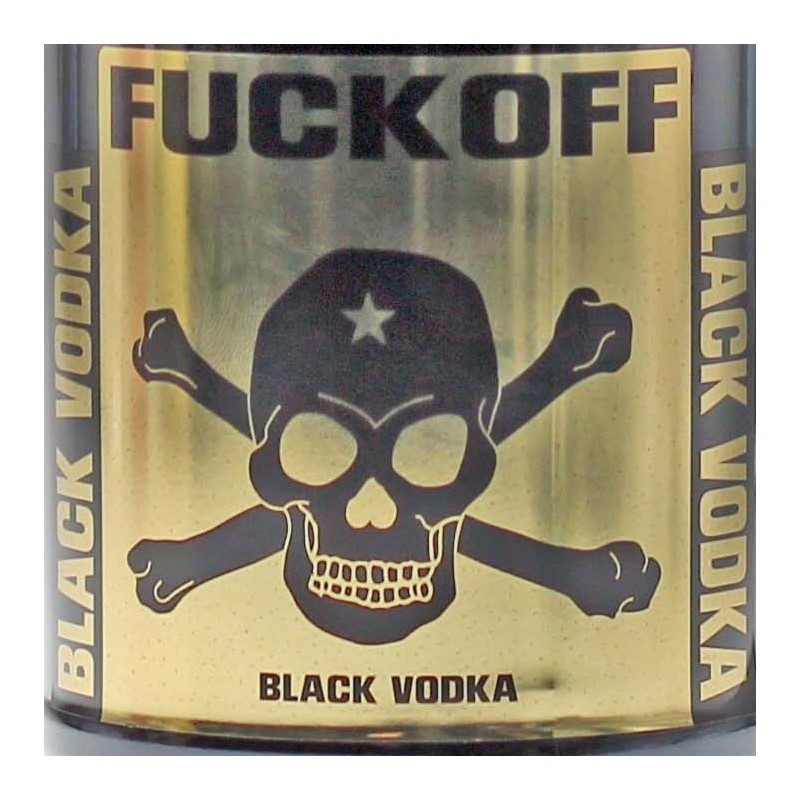 Fuckoff Black Vodka 0,7 L 40% vol